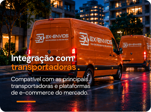 Integração com transportadoras - Correios, FedEx, Total Express